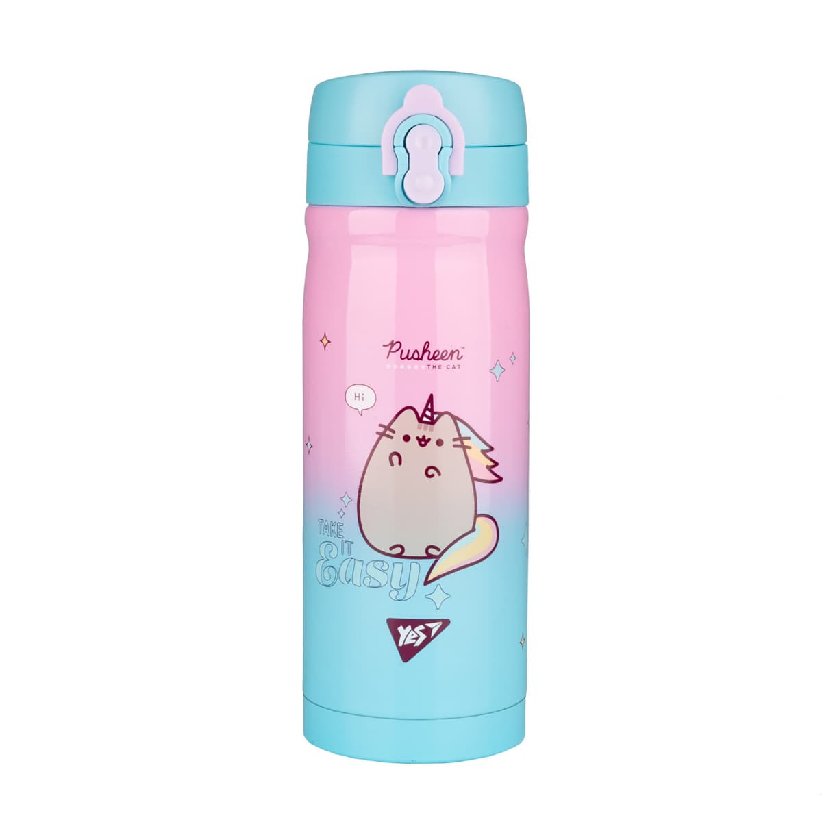 Термос метал. 0,35л "Yes" Pusheen №708198 — купити | Канцелярський Сад