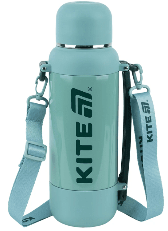 Термос метал. 1,2л "Kite" зелений №K25-1225-3 — купити | Канцелярський Сад
