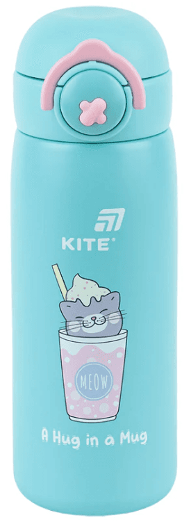 Термос метал. 0,43л "Kite" Hug in mug №K25-1221-1 — купити | Канцелярський Сад