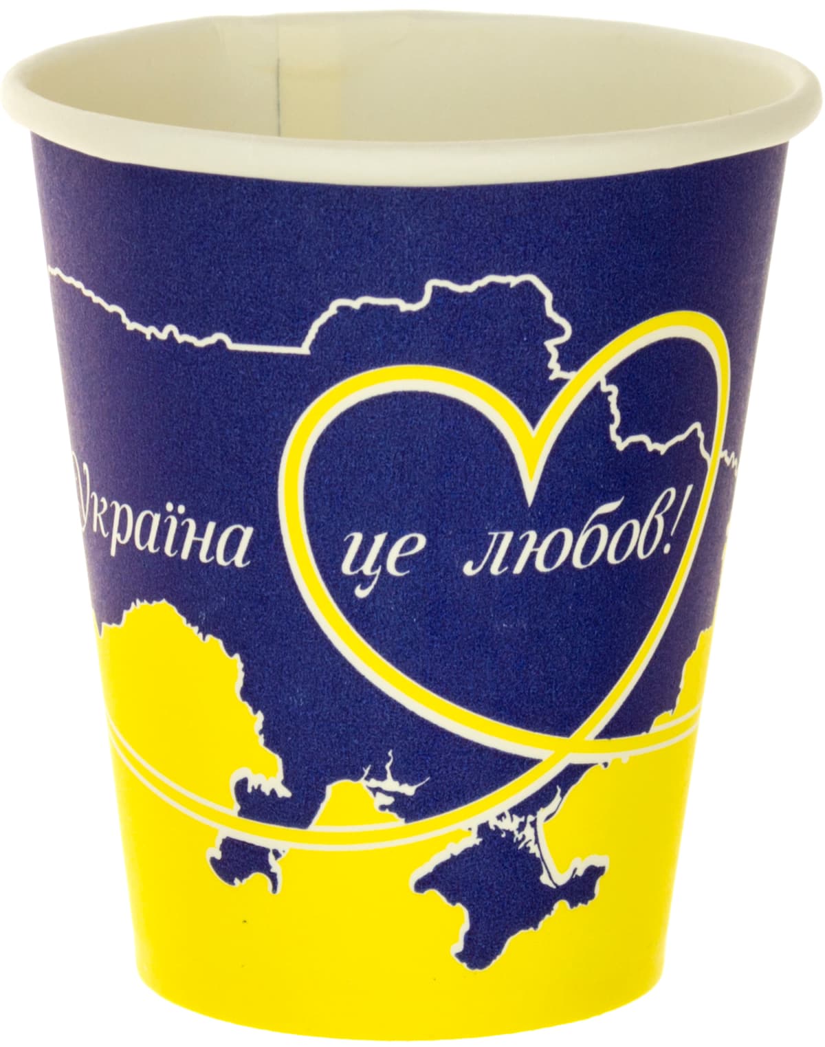 Стакан паперовий 175мл патріот №CUP175PAT/Buroclean — купити | Канцелярський Сад