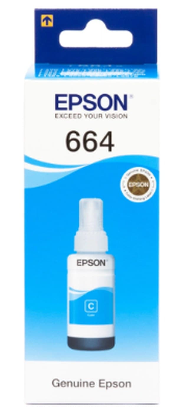 Чорнило Epson L100/L200 70мл cyan №664/C13T66424A — купити | Канцелярський Сад