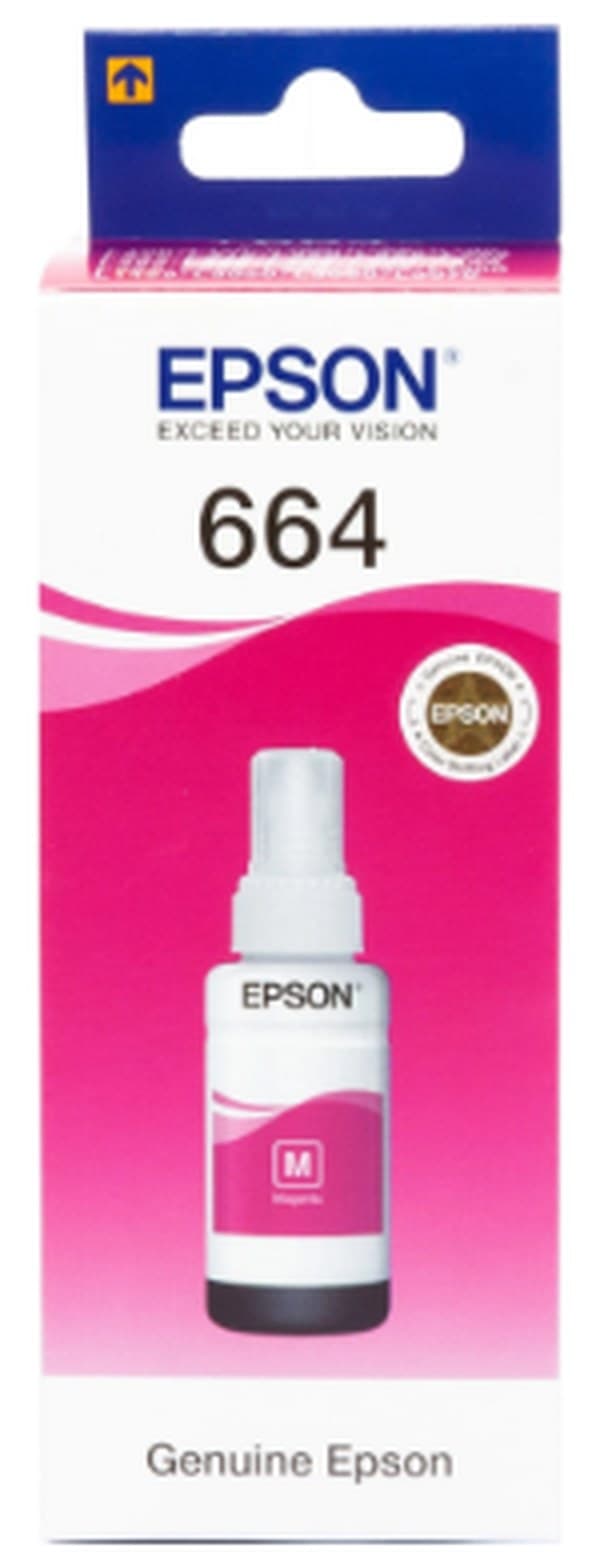 Чорнило Epson L100/L200 70мл magenta №664/C13T66434A — купити | Канцелярський Сад