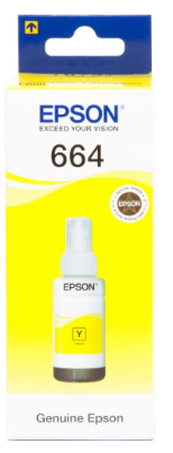Чорнило Epson L100/L200 70мл yellow №664/C13T66444A — купити | Канцелярський Сад