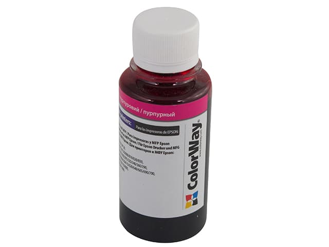 Чорнило ColorWay Epson TX650/EW650M 100мл magenta — купити | Канцелярський Сад