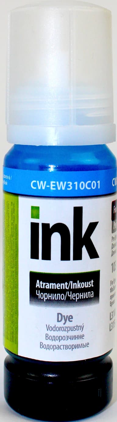 Чорнило ColorWay Epson L-3100/3110/3150/3151 series 70мл cayn №EW310C — фото 4
