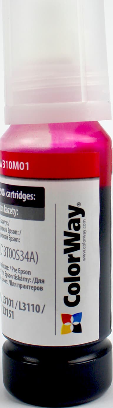 Чорнило ColorWay Epson L-3100/3110/3150/3151 series 70мл magenta №EW310M — фото 3