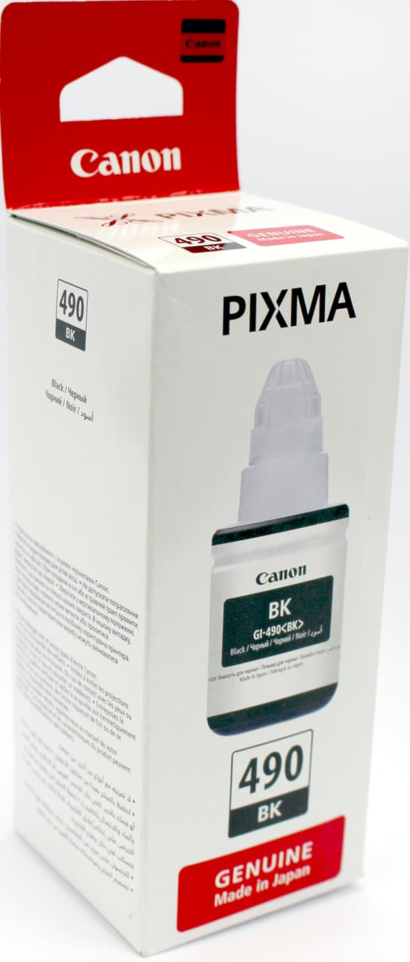 Чорнило Canon GI-490 Pixma G1400/G2400/G3400 135мл black — купити | Канцелярський Сад
