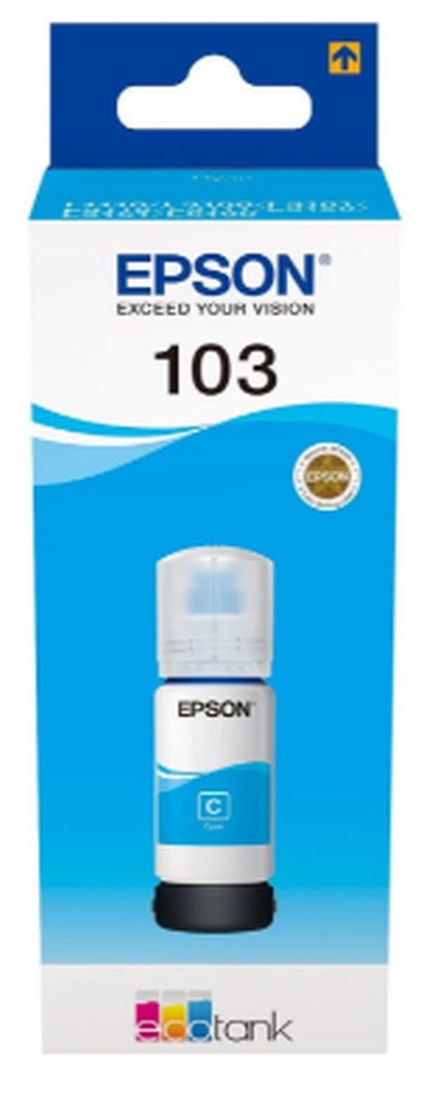 Чорнило Epson 103 65мл cyan №C13T00S24A — купити | Канцелярський Сад