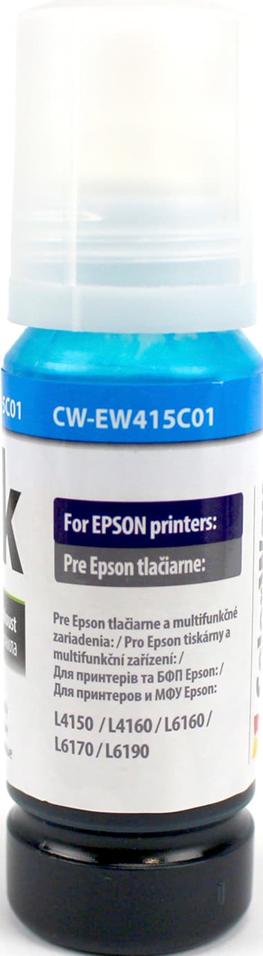 Чорнило ColorWay Epson L-4150/4160/6160/6170 70мл cyan — фото 3