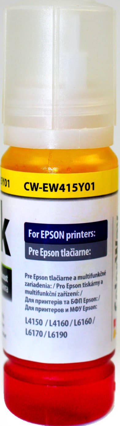 Чорнило ColorWay Epson L-4150/4160/6160/6170 70мл yellow — фото 3