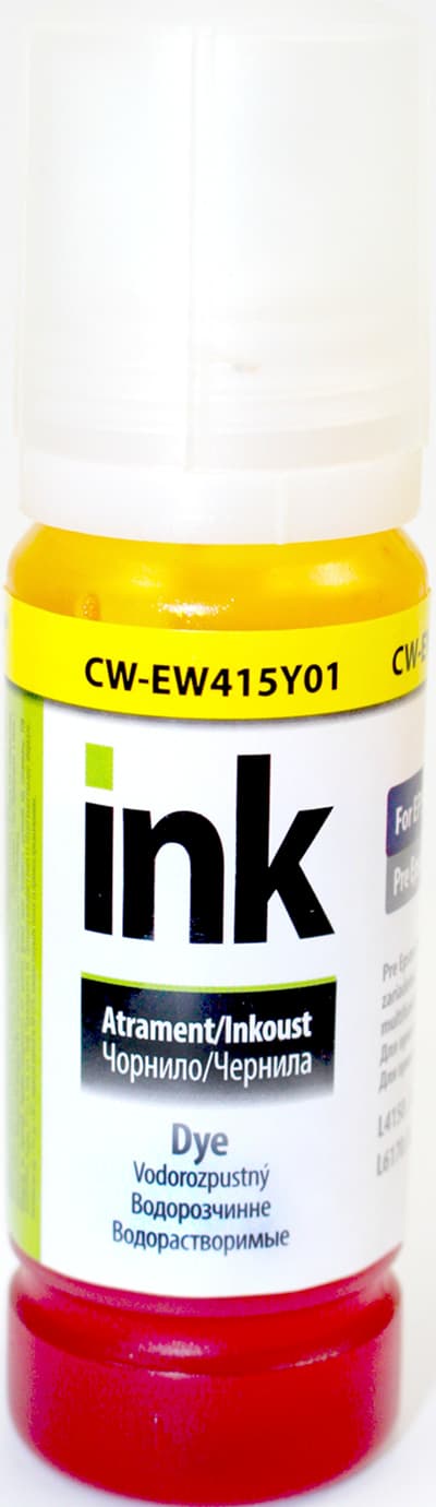 Чорнило ColorWay Epson L-4150/4160/6160/6170 70мл yellow — купити | Канцелярський Сад