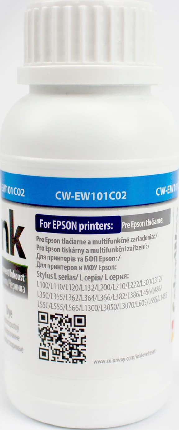 Чорнило ColorWay Epson L-100/200/EW101C series 200мл cyan — фото 3