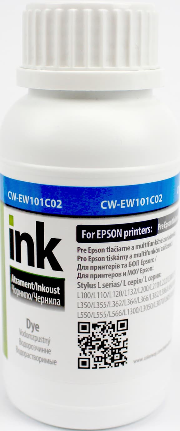 Чорнило ColorWay Epson L-100/200/EW101C series 200мл cyan — фото 5
