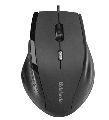 Мишка Defender Accura MM-362 6 кнопок USB black №52362 — фото товару | Канцелярський Сад