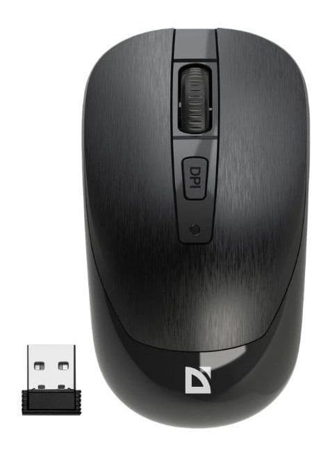 Мишка BT Defender Wave MM-995 "безшумна" (1600dpi) чорна №52995 — купити | Канцелярський Сад
