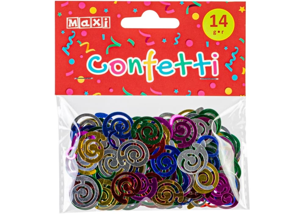 Конфетті для декорування "Maxi" Spiral 14г №MX62594 — купити | Канцелярський Сад