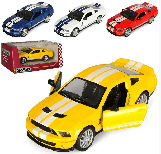 Машина метал. "Kinsmart" Sheiby GT50 2007,4 кольори,в кор-ці,16х8,5х7,5см №KT5310W — фото товару | Канцелярський Сад
