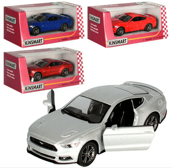 Машина метал. "Kinsmart" Ford Mustang GT 2015,в кор-ці,16х8,5х7,5см №KT5386W — купити | Канцелярський Сад