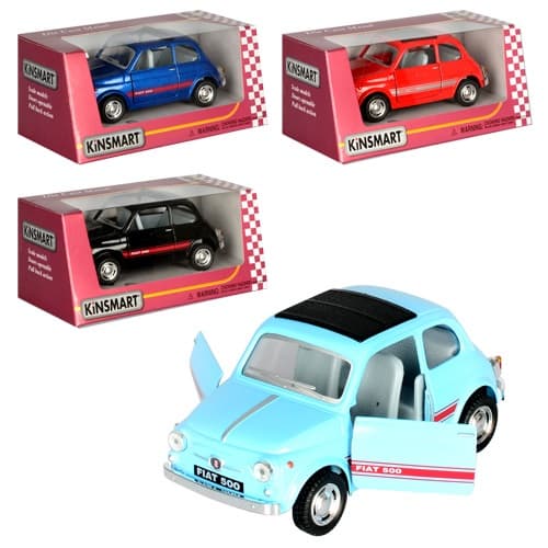 Машина метал. "Kinsmart" Fiat 500 1957,в кор-ці,16х7,5х8см №KT5004W — купити | Канцелярський Сад