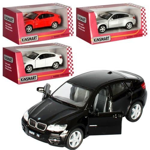 Машина метал. "Kinsmart" BMW X6,в кор-ці,16х8,5х7,5см №HUKT5336W/KT5336W — купити | Канцелярський Сад