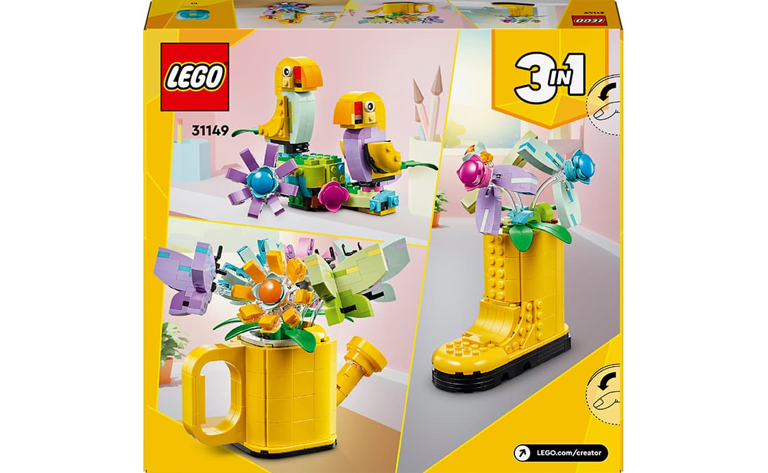 Конструктор "LEGO" Creator Квіти в лійці №31149 — фото 4