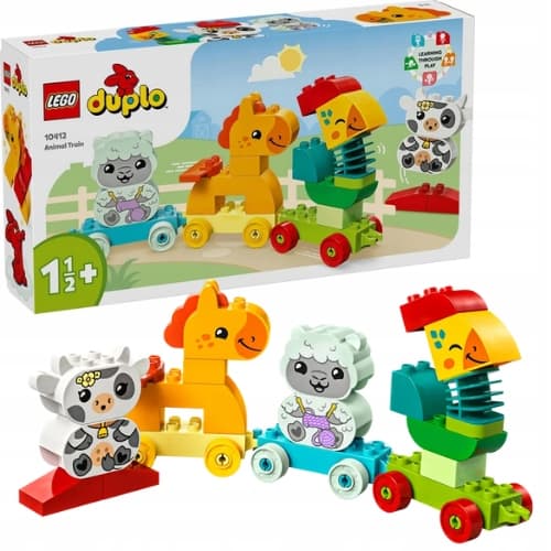 Конструктор "LEGO" DUPLO Потяг тваринок №10412 — купити | Канцелярський Сад