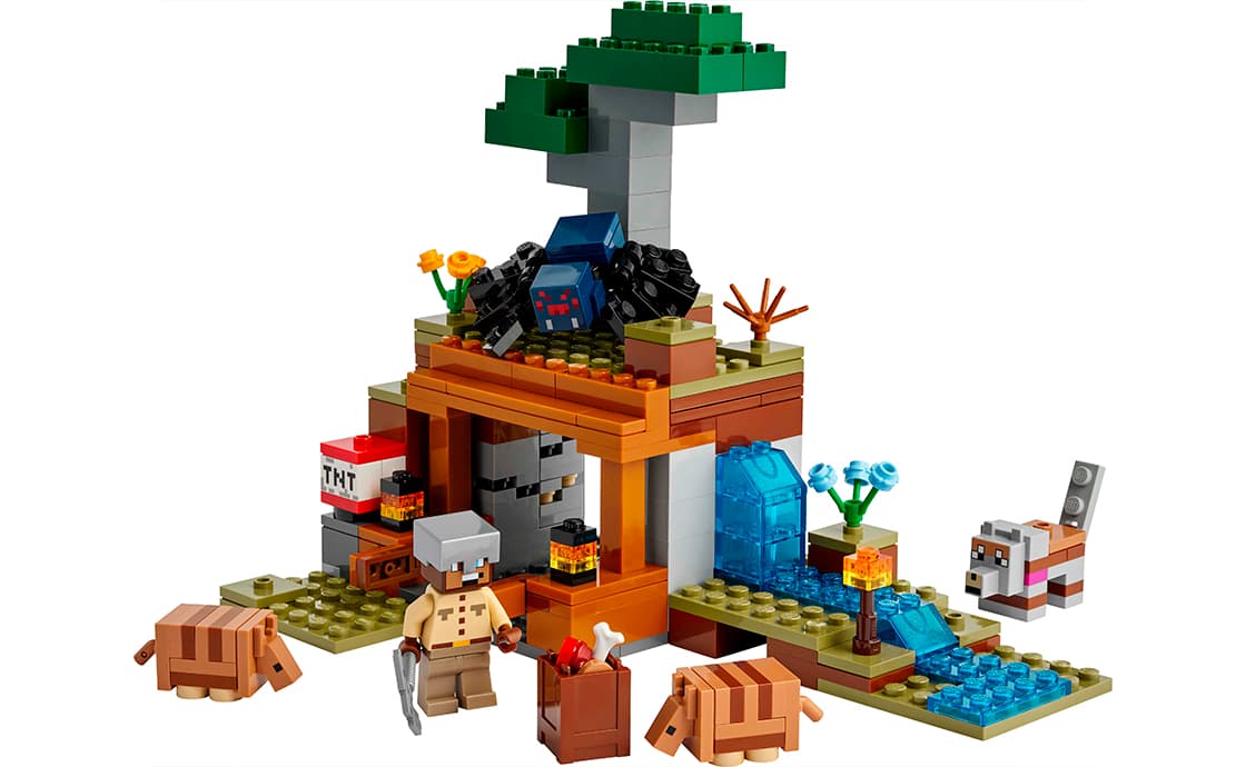 Конструктор "LEGO" Minecraft Шахтна експедиція «Броненосець» №21269 — фото 3