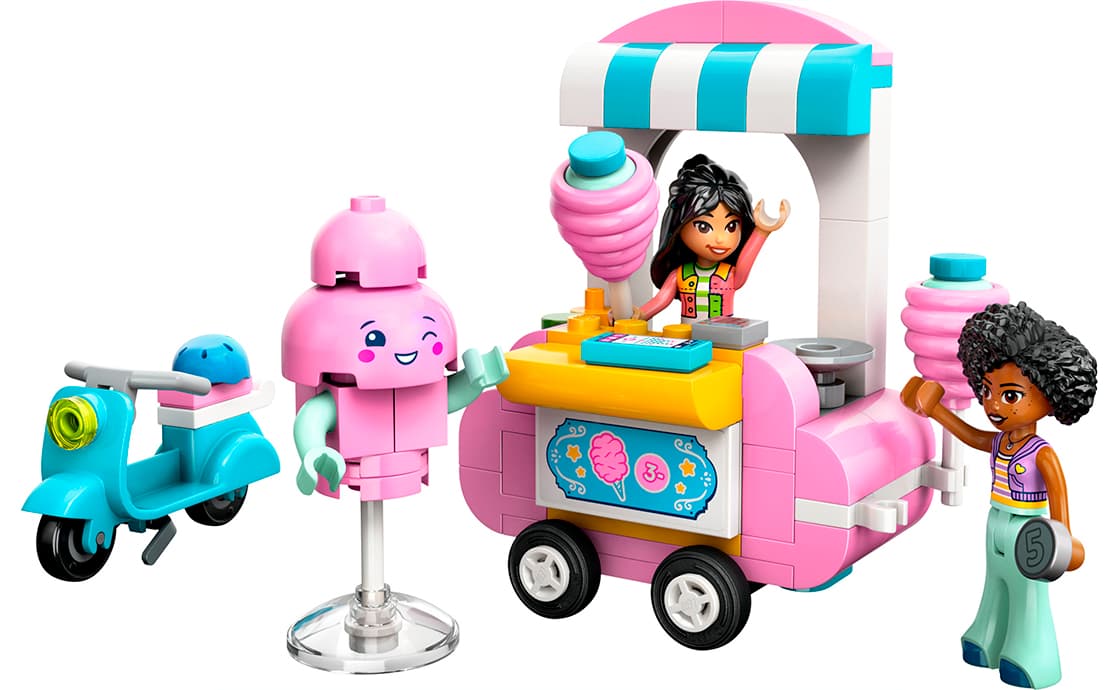 Конструктор "LEGO" Friends Ятка із солодкою ватою та скутер №42643 — фото 3