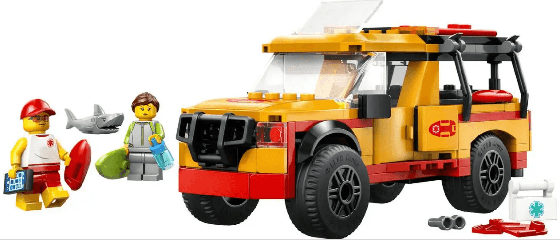 Конструктор "LEGO" City Пляжна рятувальна вантажівка №60453 — фото 3