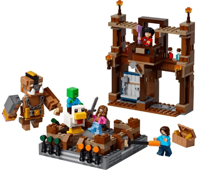 Конструктор "LEGO" Minecraft Бійцівський ринг у лісовому маєтку №21272 — купити | Канцелярський Сад