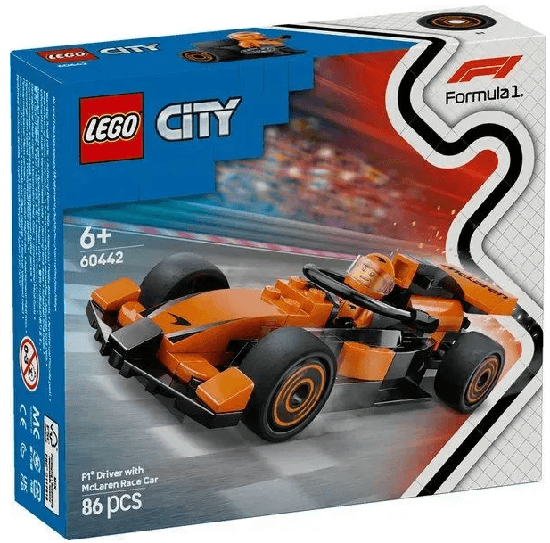 Конструктор "LEGO" City Пілот F1® з автомобілем для перегонів команди McLaren №60442 — купити | Канцелярський Сад