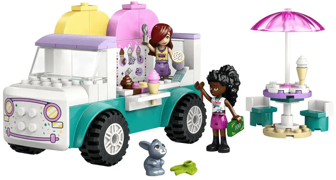Конструктор "LEGO" Friends Хартлейк-Сіті. Фургон із морозивом №42644 — фото 3