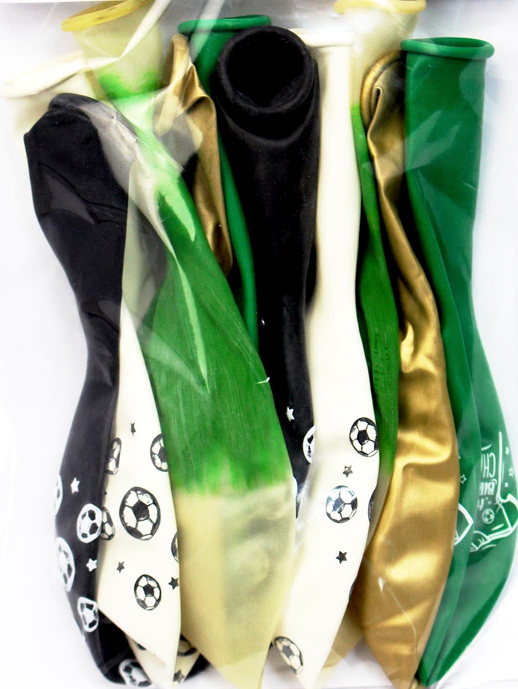 Набір кульок повітр. латексних 12"/30см "Happy Birthday, футбол" 10шт/Sharoff — фото 4