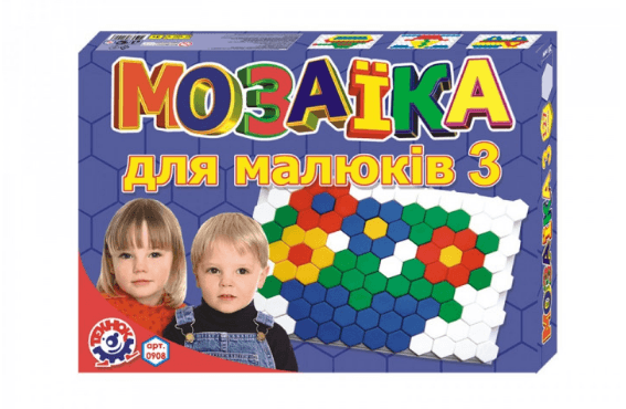 Мозаїка для малюків-3 "Технокомп",127дет. №0908 — купити | Канцелярський Сад