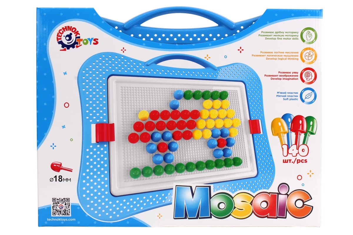 Мозаїка-6 "Технокомп",140дет.№3381 — купити | Канцелярський Сад