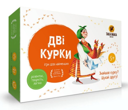 Гра "Дві курки" 90 карток №50001-UA/Така Мака — купити | Канцелярський Сад