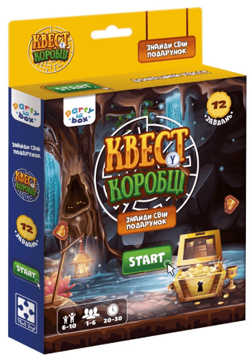 Гра наст. "Квест у коробці. Відеогра" №VT5902-03 — купити | Канцелярський Сад