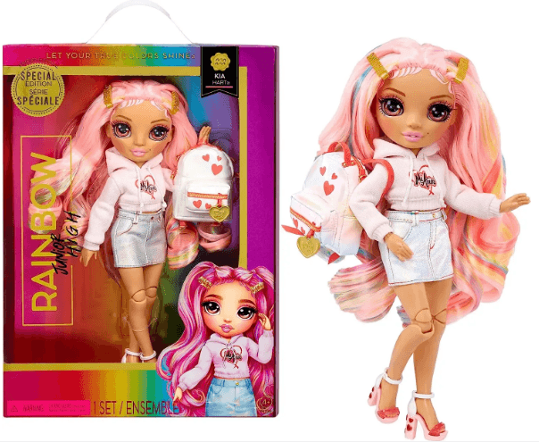 Лялька "Rainbow High - П"Junior High" - КІА ХАРТ,аксесуари №590781/КіддіСвіт — купити | Канцелярський Сад