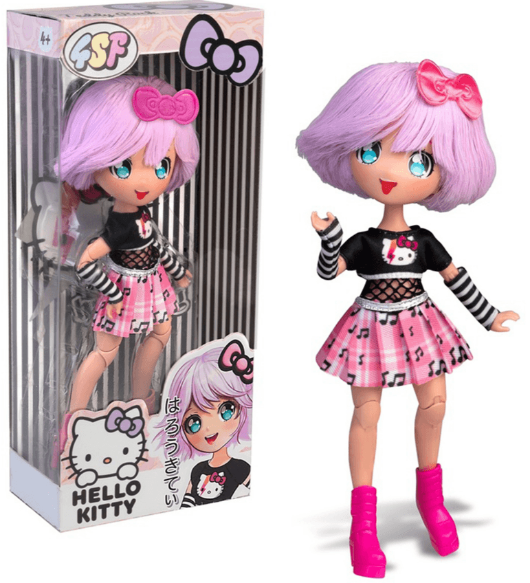 Лялька "4SF Manga Dolls" серії "Hello Kitty" Тедді Рок №HKTF0100/КіддіСвіт — купити | Канцелярський Сад