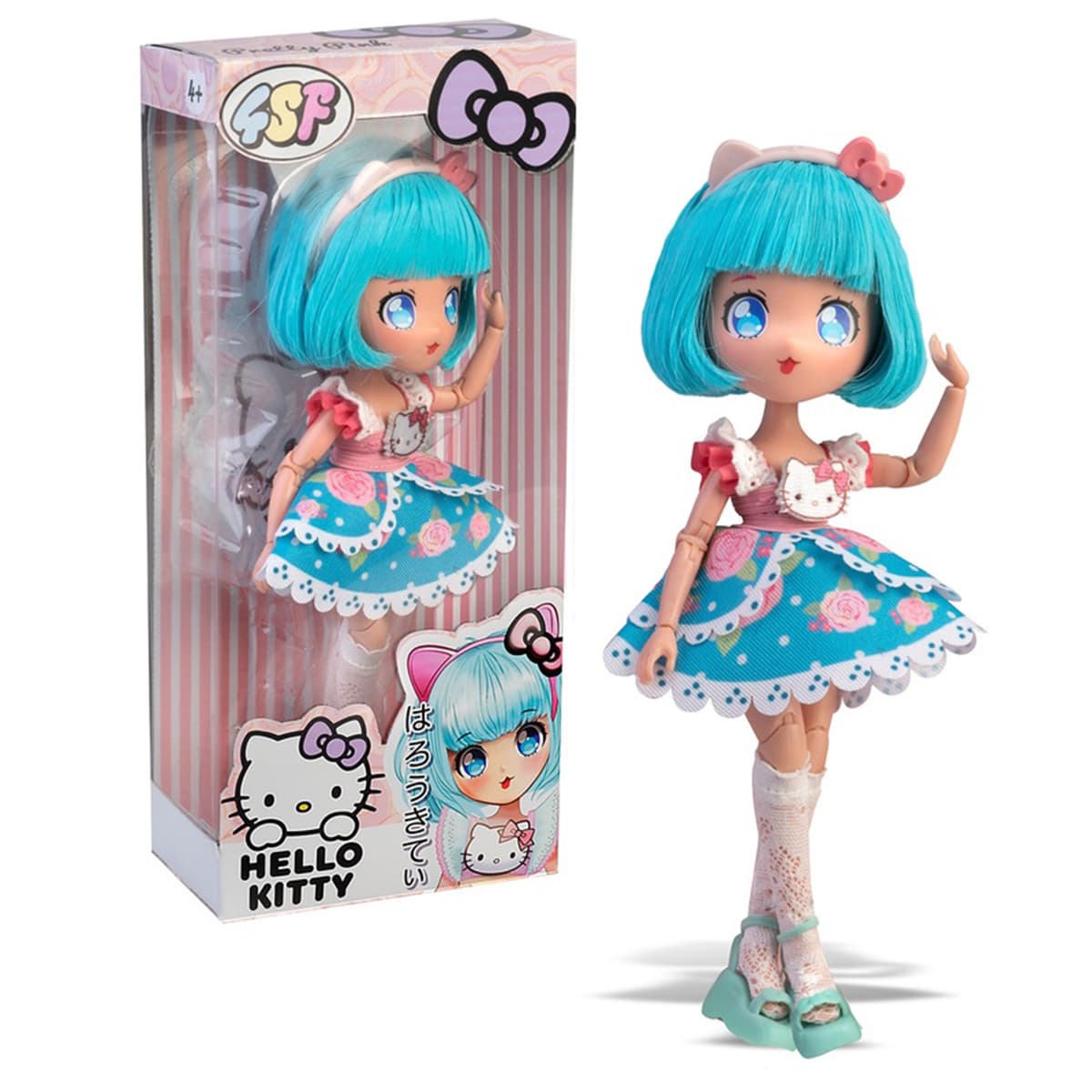 Лялька "4SF Manga Dolls" серії "Hello Kitty" Красуня Пінк №HKTF0300/КіддіСвіт — купити | Канцелярський Сад
