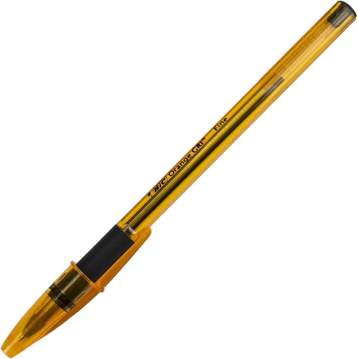 Ручка кульк. "Bic" №811925/011/9011 Оранж гріп 3км чорна — купити | Канцелярський Сад