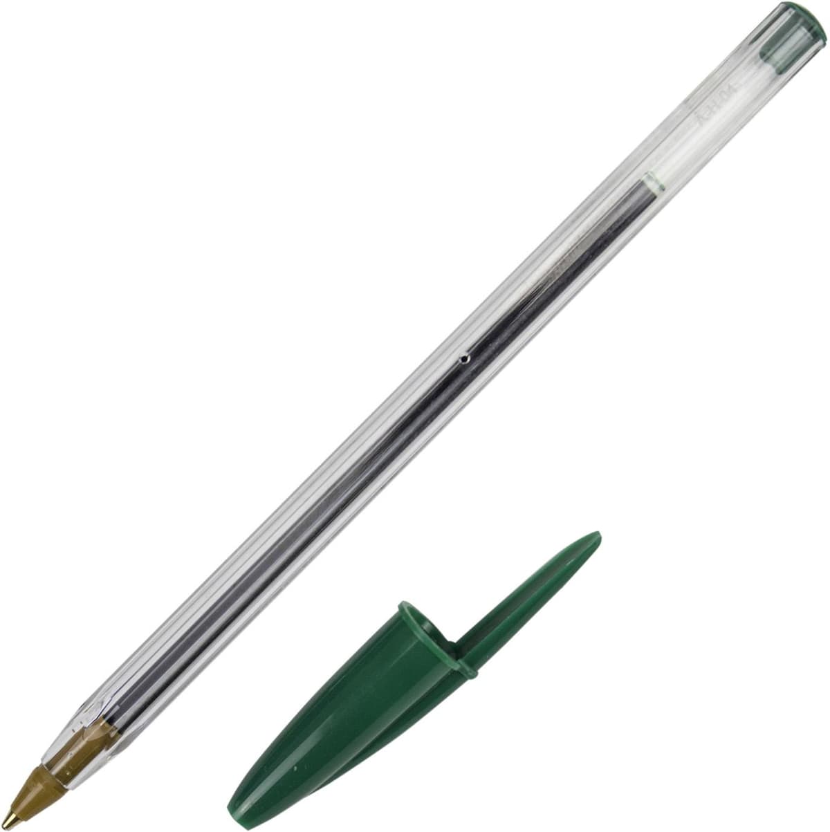 Ручка кульк. "Bic" №8373629/9641 Кристал 1мм зелена — фото 3