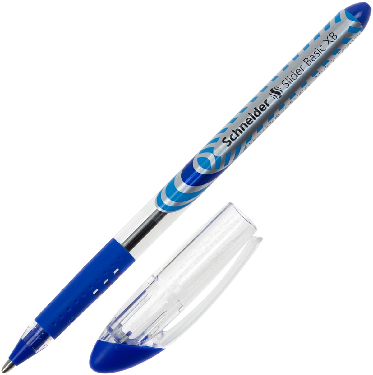 Ручка кульк. масл. "Schneider" №151203 Ballpoint pen Slider Basic XB 1мм синя — фото 3