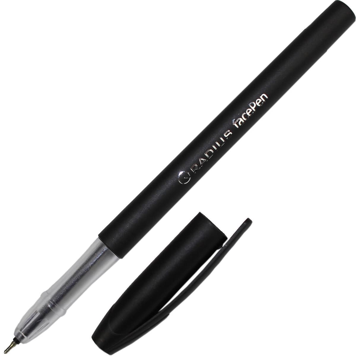 Ручка кульк. "Radius" №7890 Face pen 0,7мм чорна,картон. уп. — фото 3