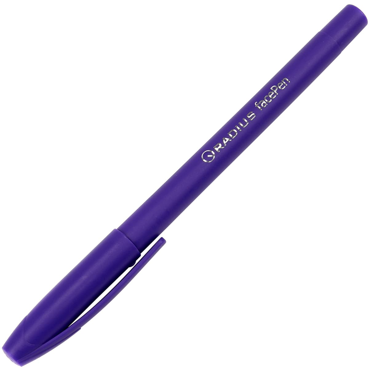 Ручка кульк. "Radius" №7890 Face pen 0,7мм фіолет. картон.уп. — купити | Канцелярський Сад
