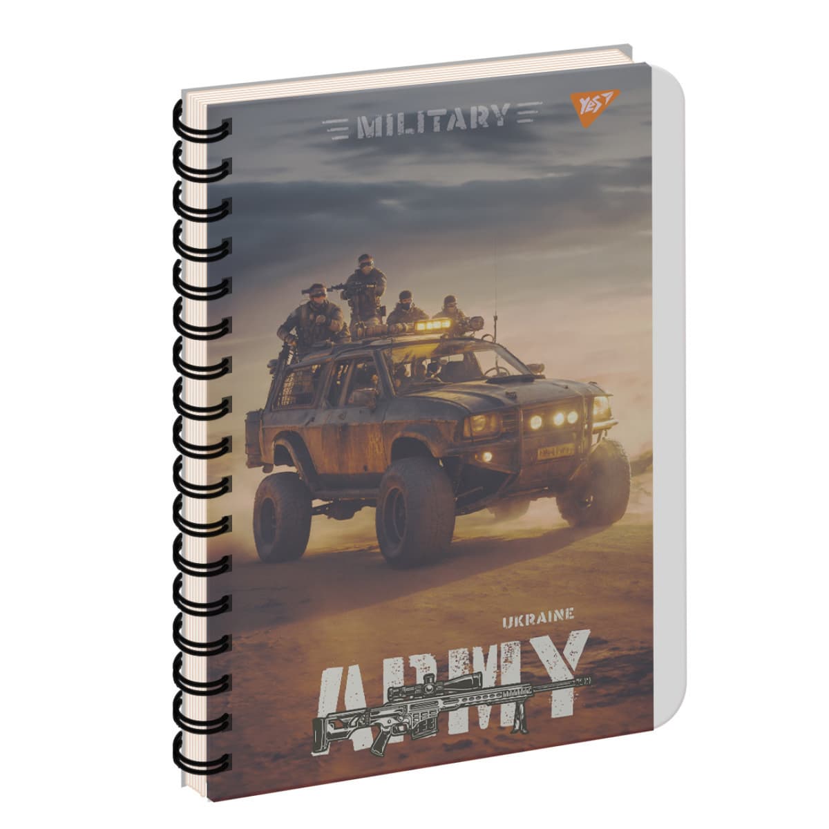 Зошит пруж. А4 144арк. пласт. обкл. "Army Ukraine" №681944/Yes — купити | Канцелярський Сад
