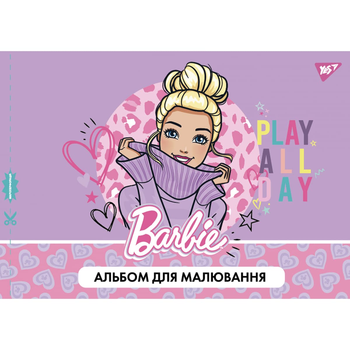 Альбом для малюв. на скобі 28/100 А4 з перфор. (для дівчаток) №130557/Yes — фото 4
