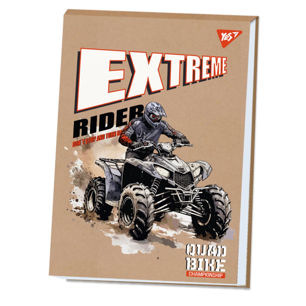 Альбом для малюв. склейка 20/100 А4 "Extreme rider" крафт білила №130576/Yes — купити | Канцелярський Сад