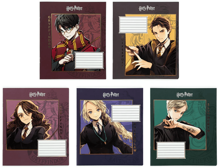 Зошит 12арк. лін. "Kite" фольга + УФ лак Harry Potter №HP26-234 — купити | Канцелярський Сад