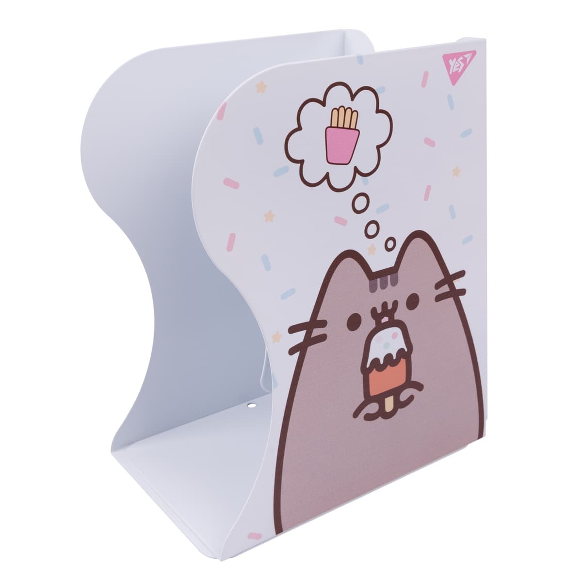 Підставка для книг "Yes" "Pusheen" №470473 розсувна, метал — купити | Канцелярський Сад